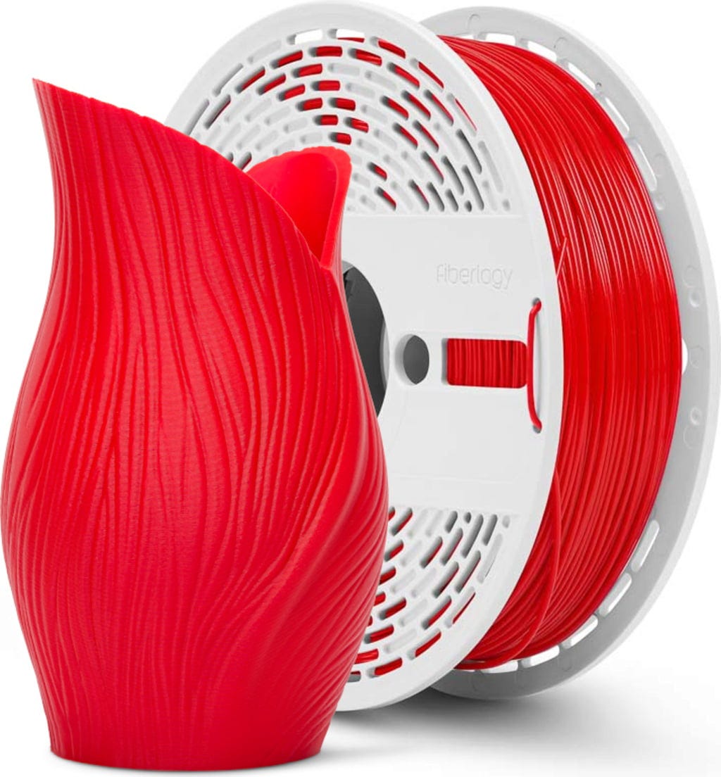 Fiberlogy – Matte PET-G Rot – 1,75 mm – 0,85 kg