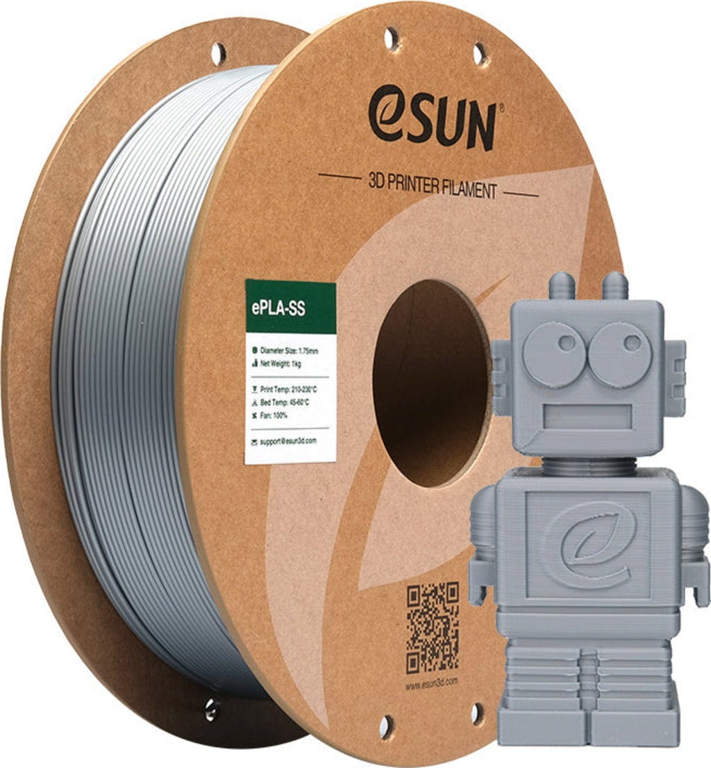 eSUN – PLA-SS Silber – 1,75 mm – 1 kg