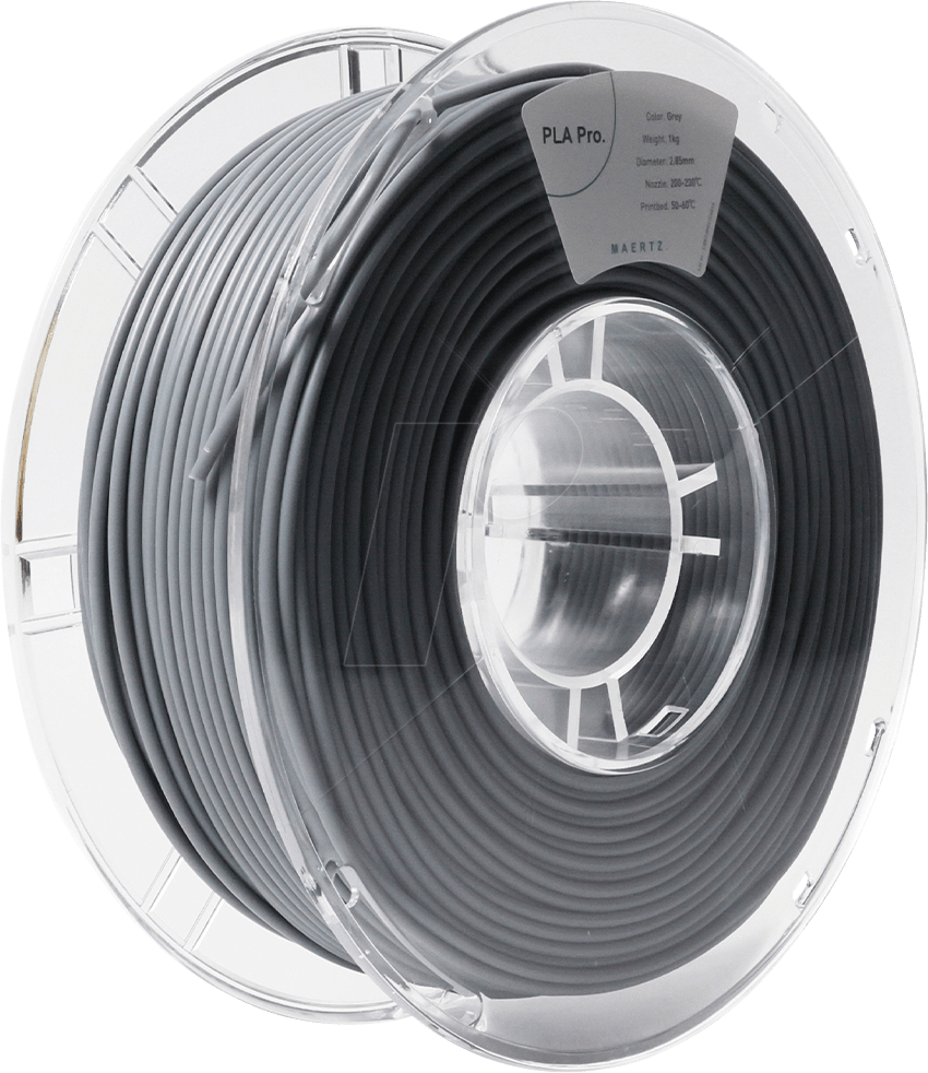 MAERTZ – PLA Pro Grau – 2,85 mm – 1 kg