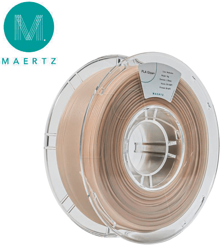 MAERTZ – PLA Glow+ Multicolor – 1,75 mm – 1 kg