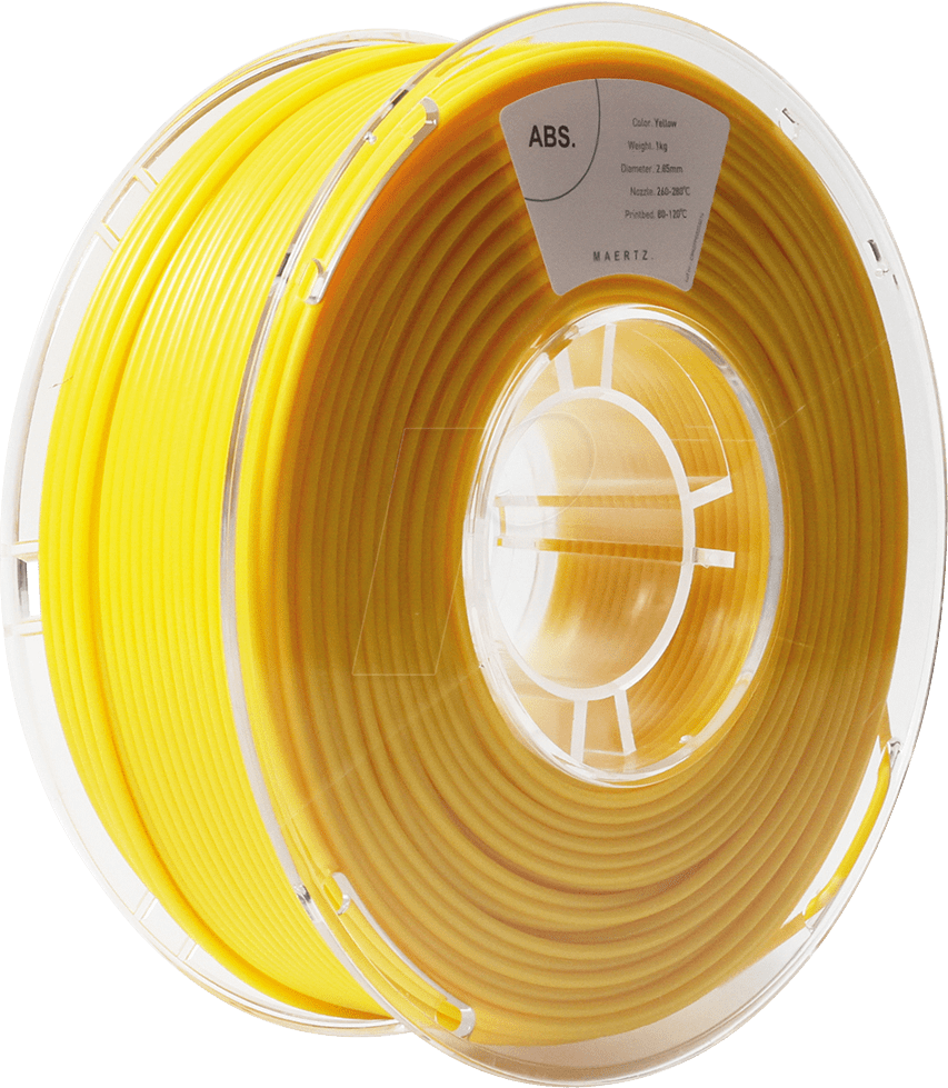PMMA-1010-013 – Filament, ABS, Gelb, 2,85 mm, 1 kg