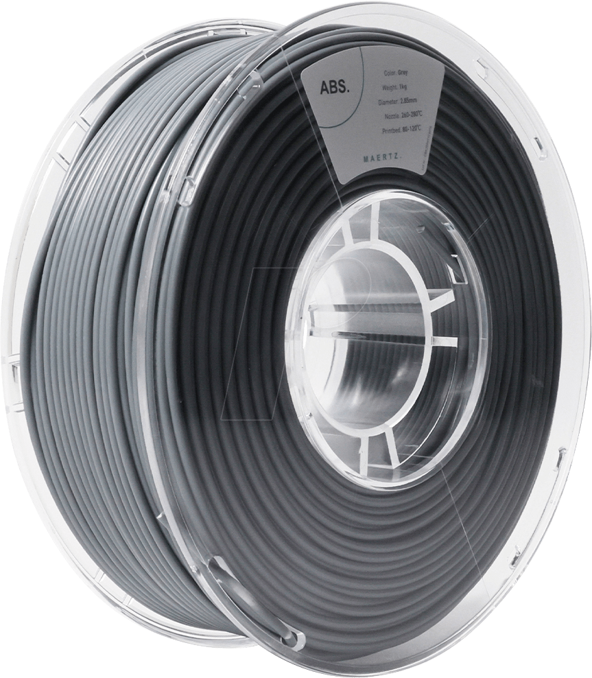 MAERTZ – ABS Filament Grau – 2,85 mm – 1 kg