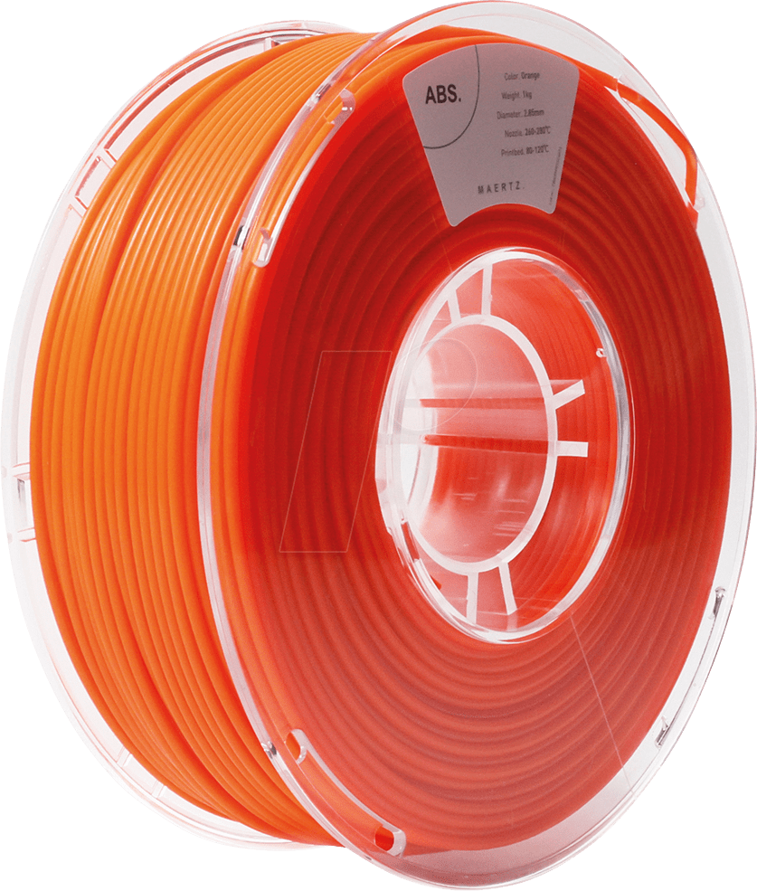 MAERTZ – ABS Filament Orange – 2,85 mm – 1 kg