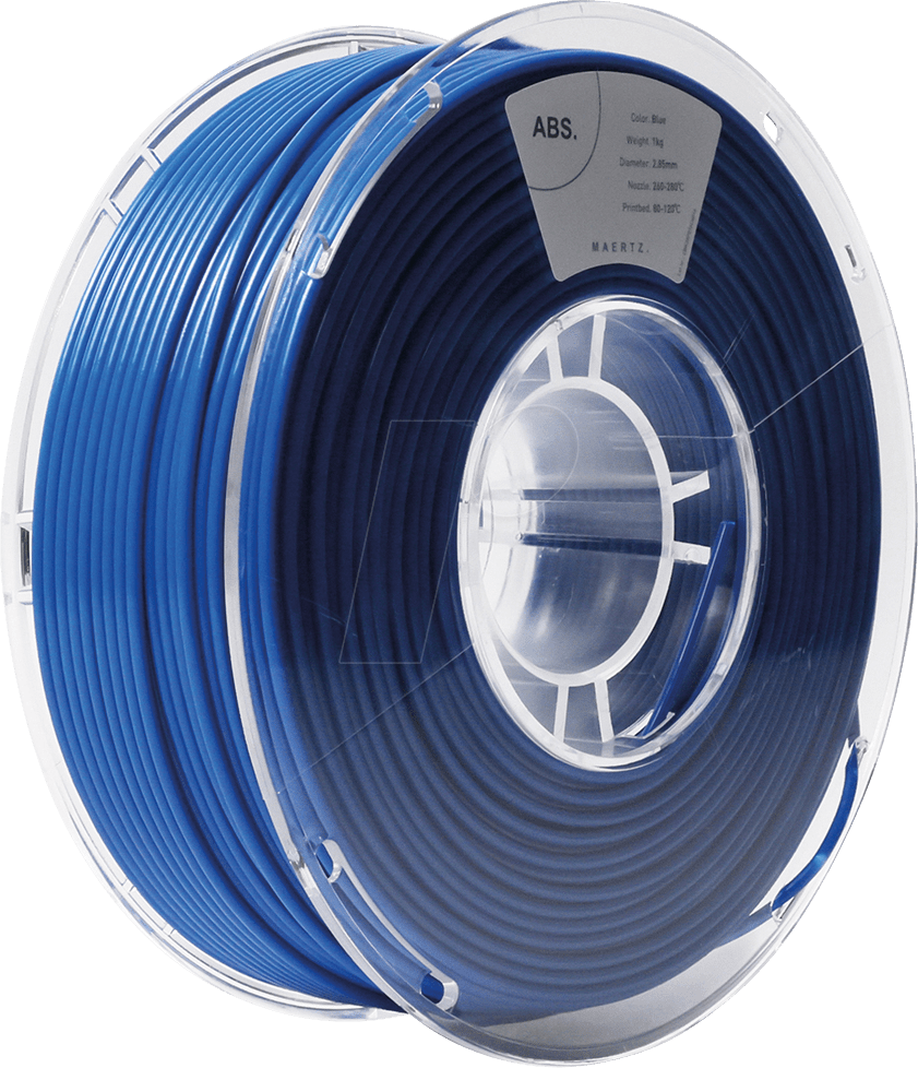 PMMA-1010-015 – Filament, ABS, Blau, 2,85 mm, 1 kg