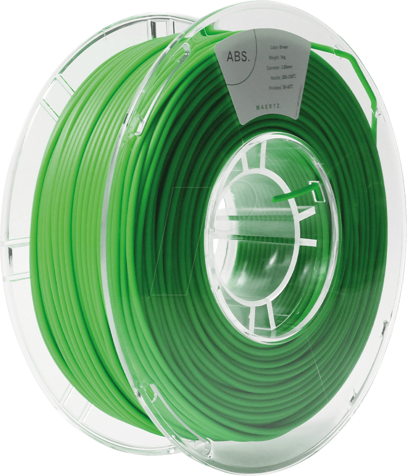 MAERTZ – ABS Filament Grün – 2,85 mm – 1 kg
