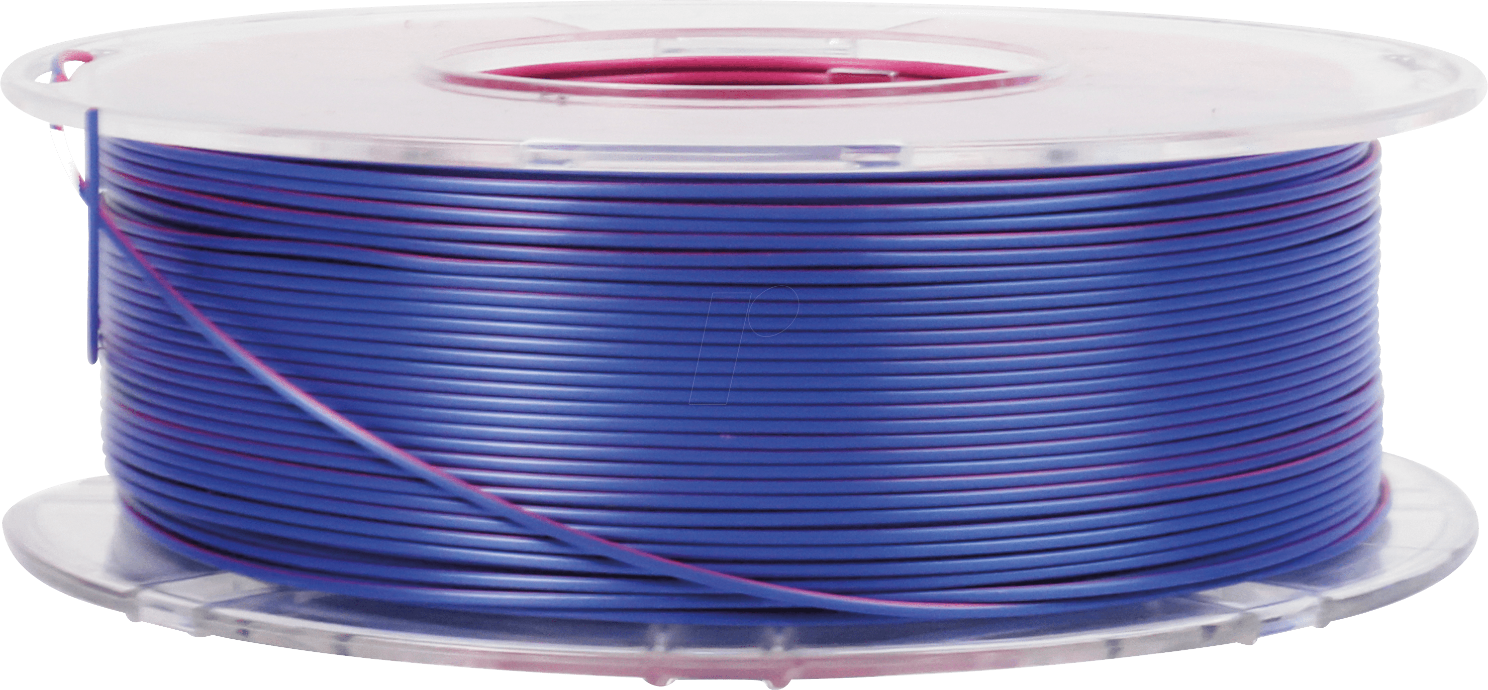 MAERTZ – PLA Seidenglanz Zweifarbig Blau-Orange – 1,75 mm – 1 kg