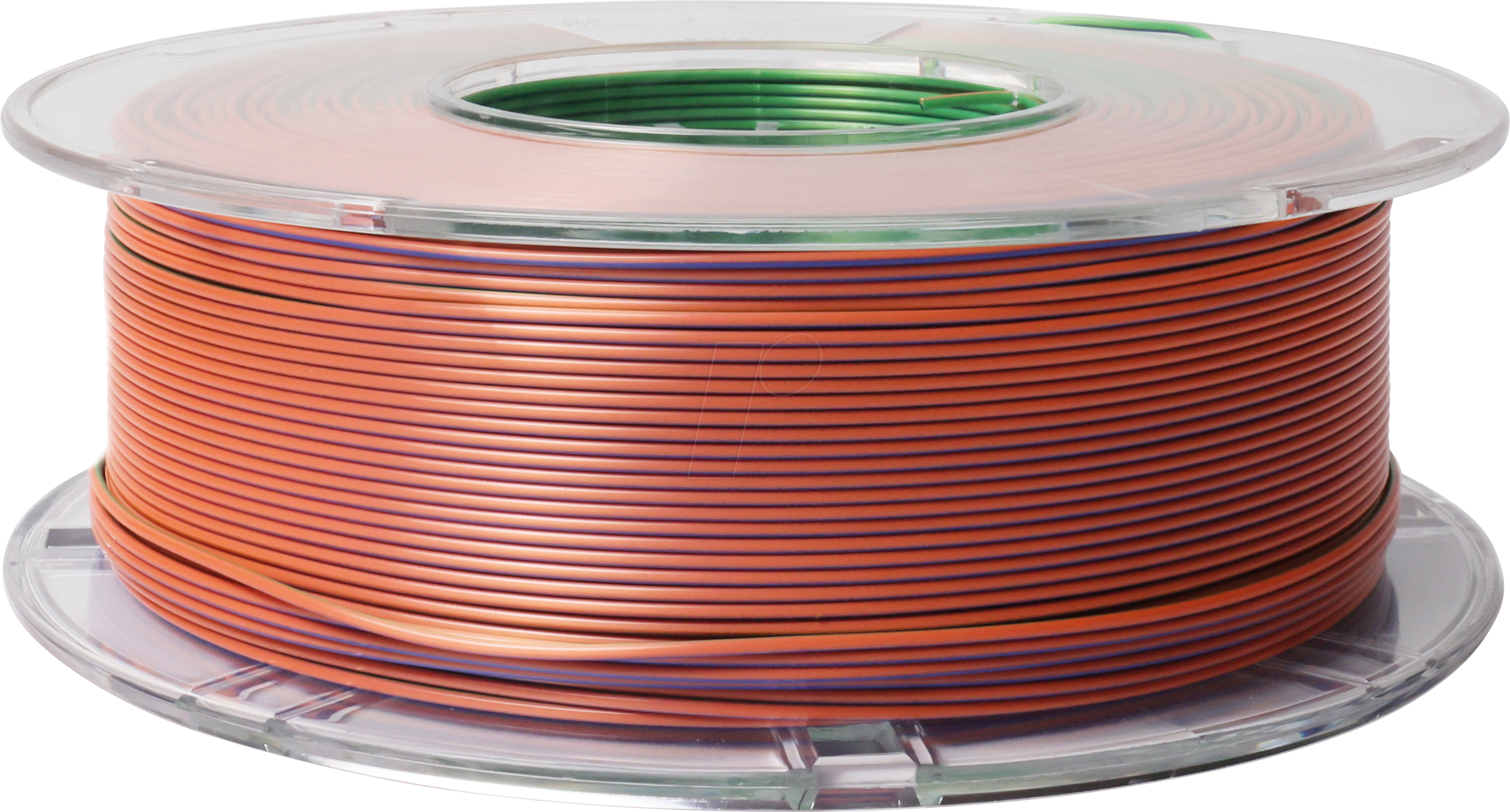 MAERTZ – PLA Silk dreifarbig Blau-Grün-Orange – 1,75 mm – 1 kg