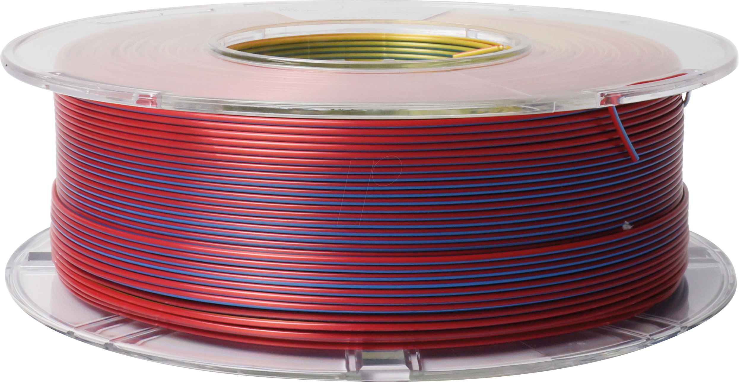 MAERTZ – PLA Silk Dreifarbig Rot-Gelb-Blau – 1.75 mm – 1 kg