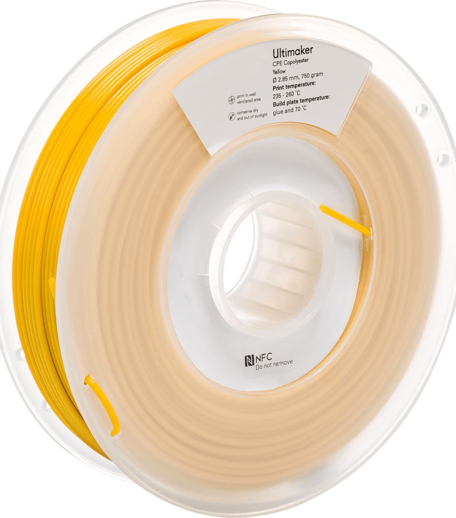 Ultimaker – CPE gelb – 2,85 mm – 0,75 kg