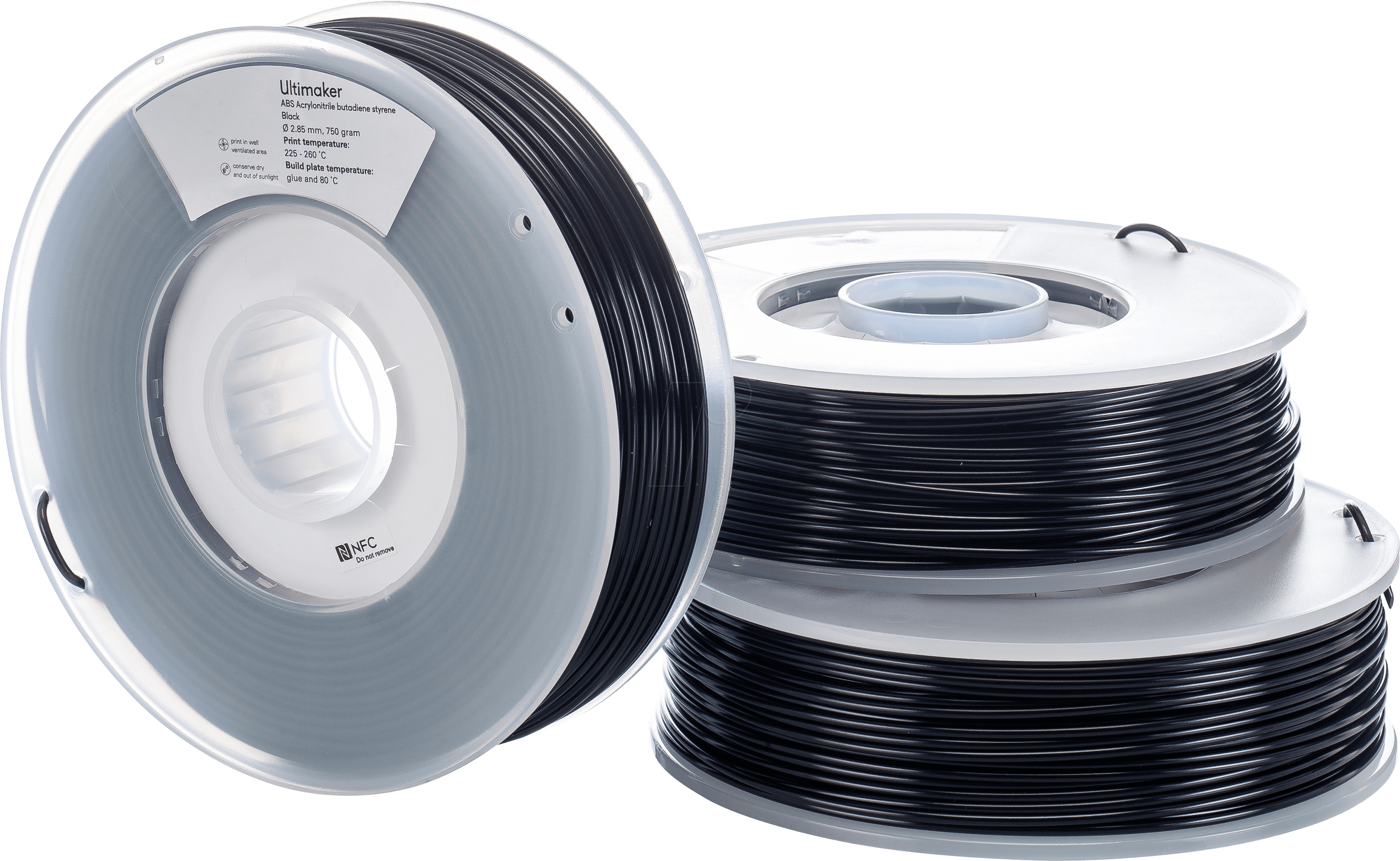 Ultimaker – ABS Filament Schwarz – 2,85 mm – 750 g
