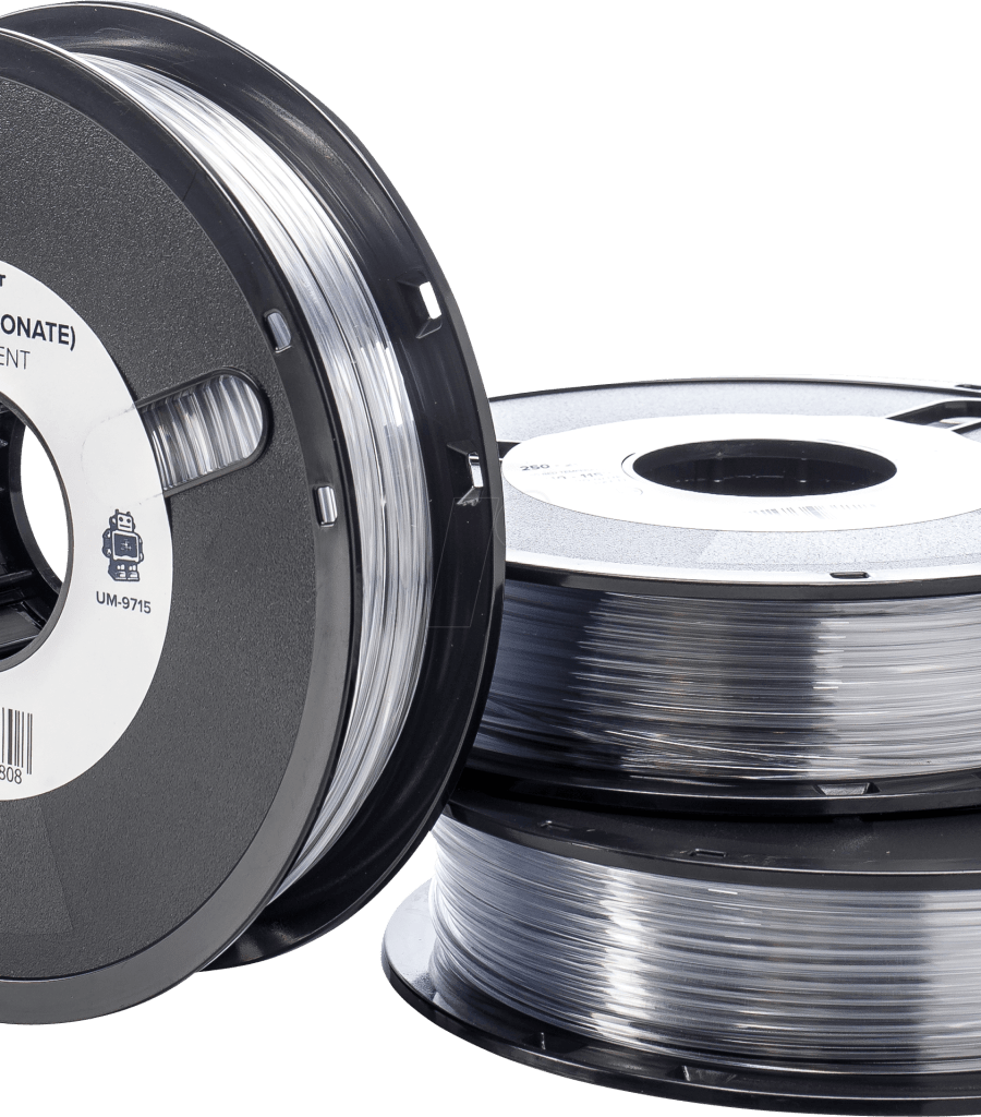 ULTIMAKER – PC Filament transparent – 2,85 mm – 750 g