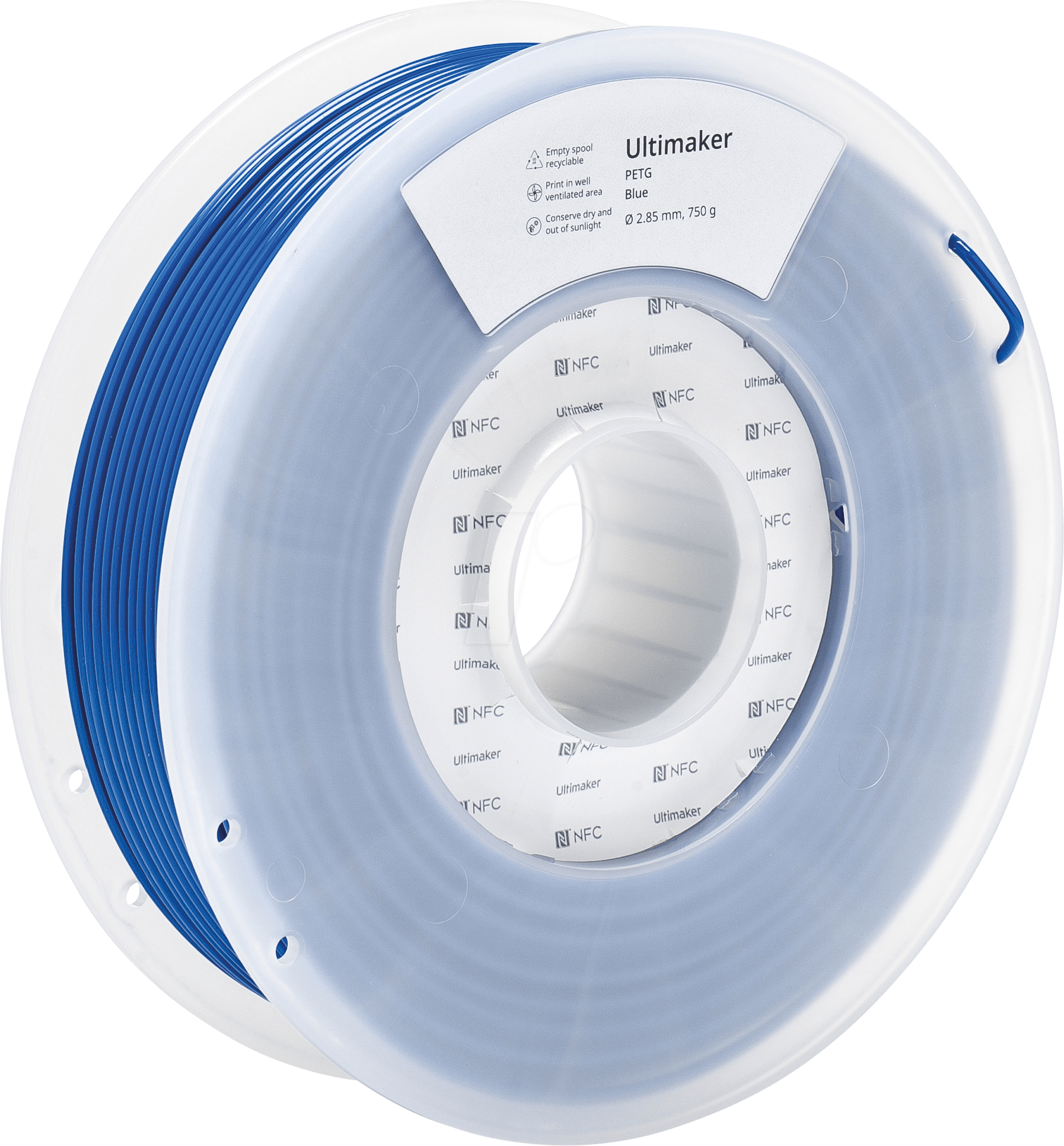 Ultimaker – PETG Filament Blau – 2,85 mm – 750g