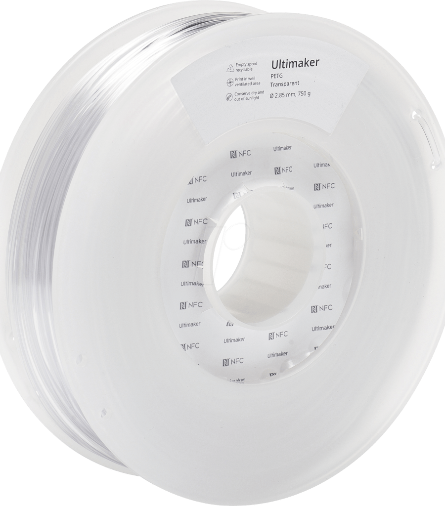 Ultimaker – PETG Transparent – 2,85 mm – 750 g
