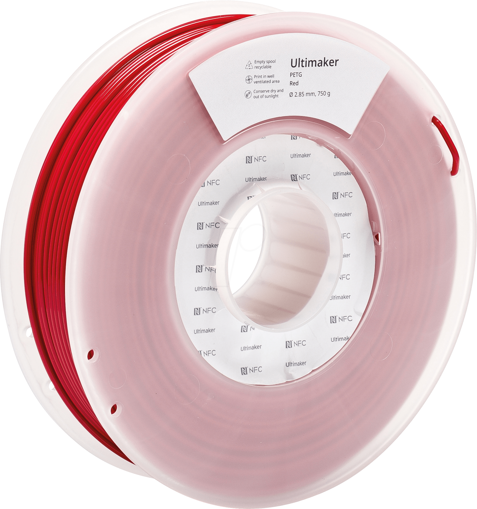 Ultimaker – PETG Filament Rot – 2,85 mm – 750 g