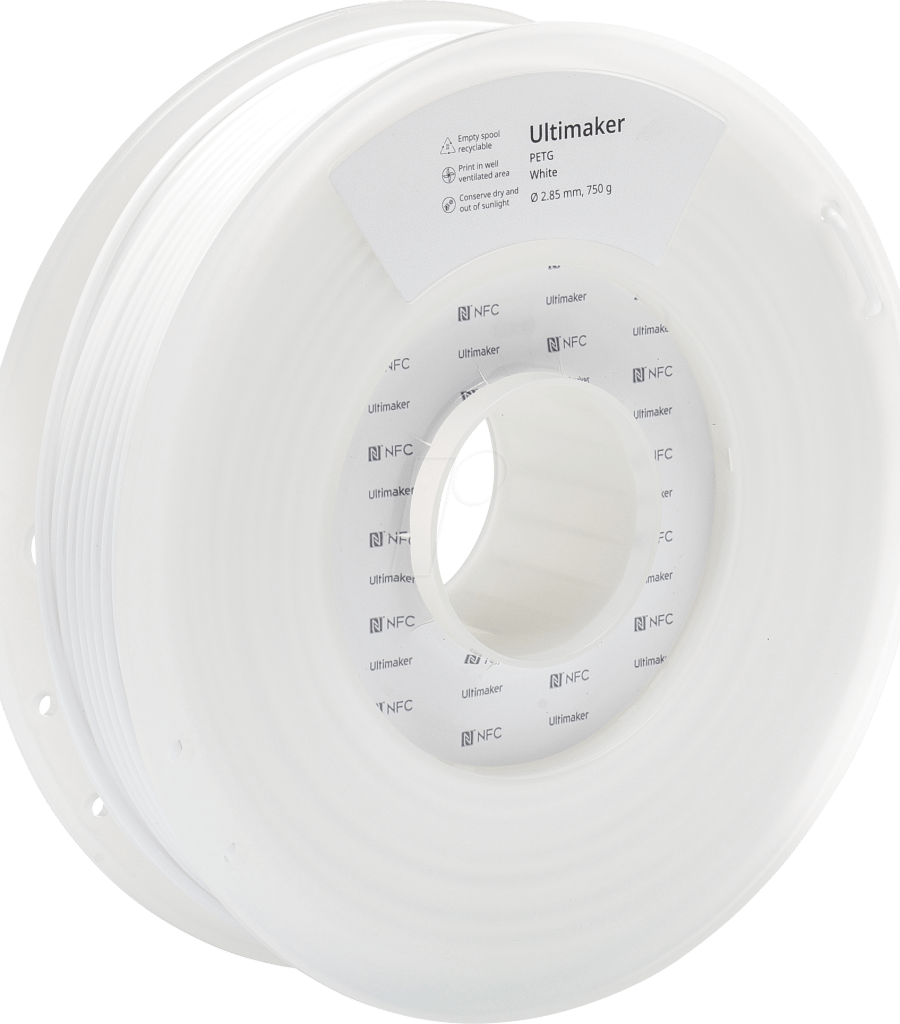 Ultimaker – PETG Filament Weiß – 2,85 mm – 750g