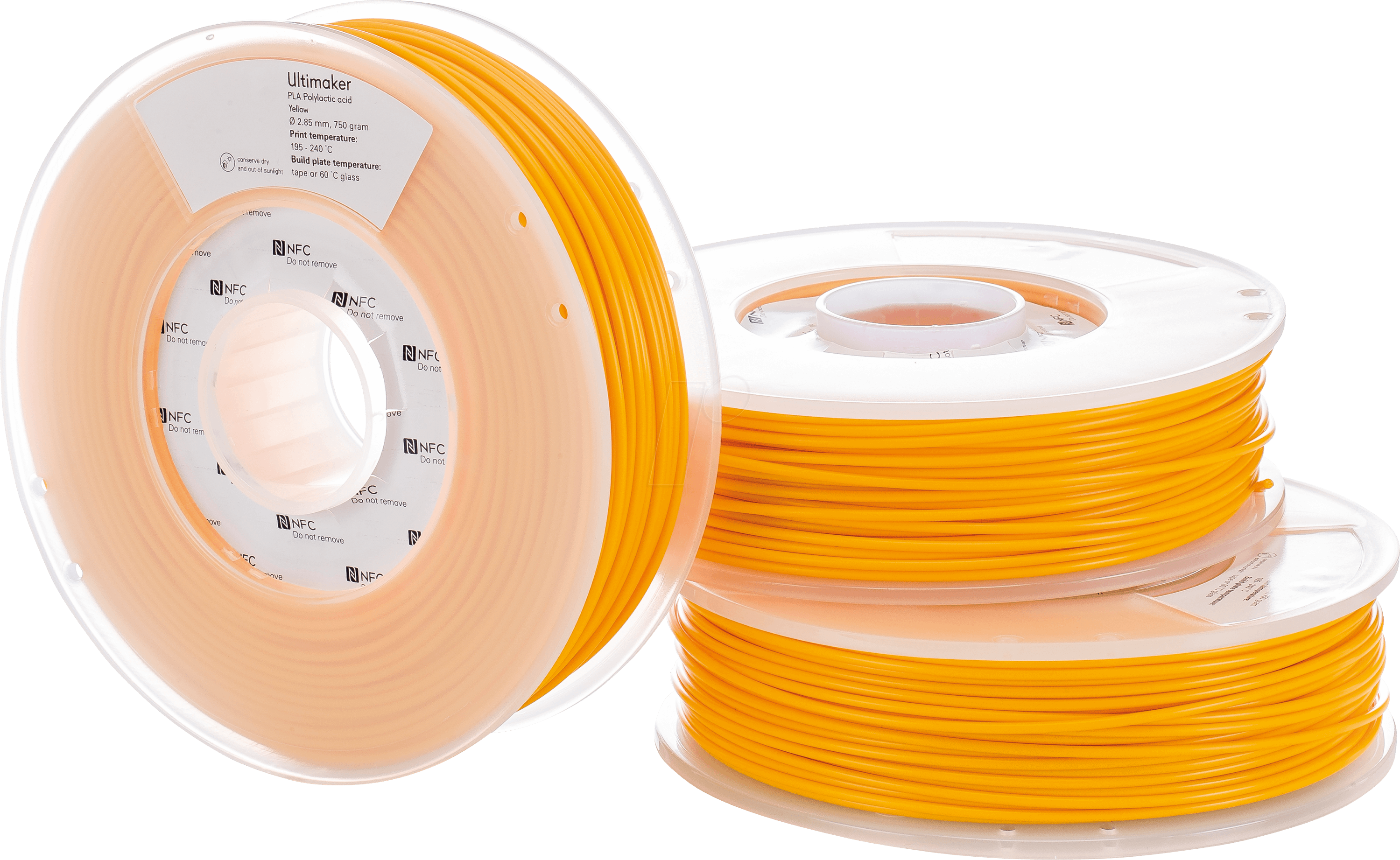 Ultimaker – PLA Gelb – 2,85 mm – 750 g