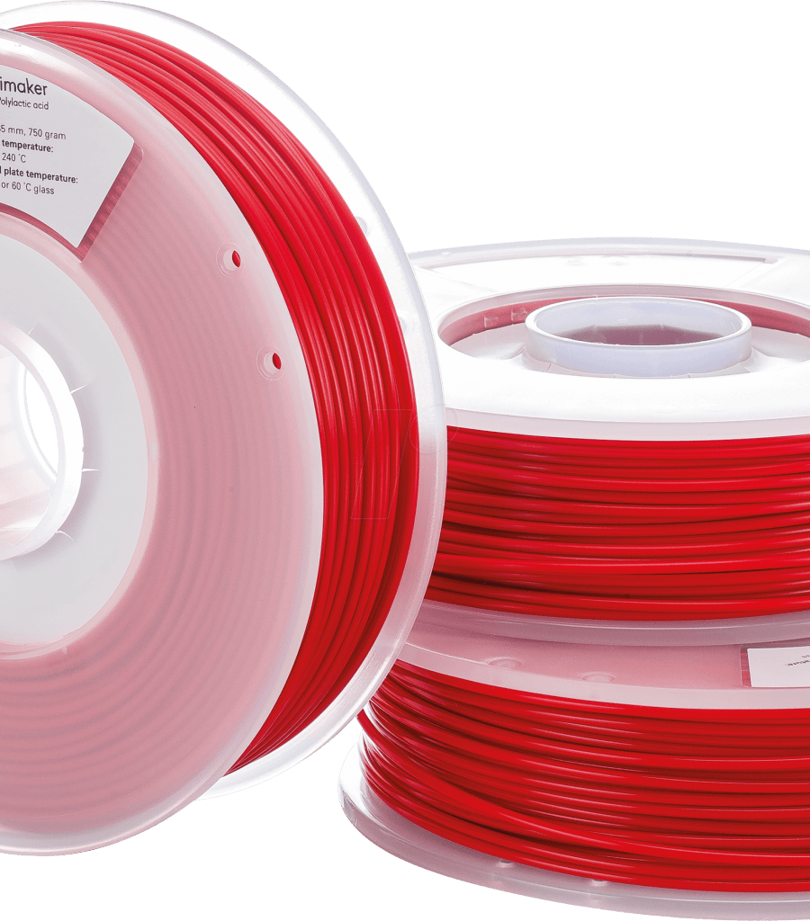 ULTIMAKER – PLA Filament Rot – 2,85 mm – 750 g