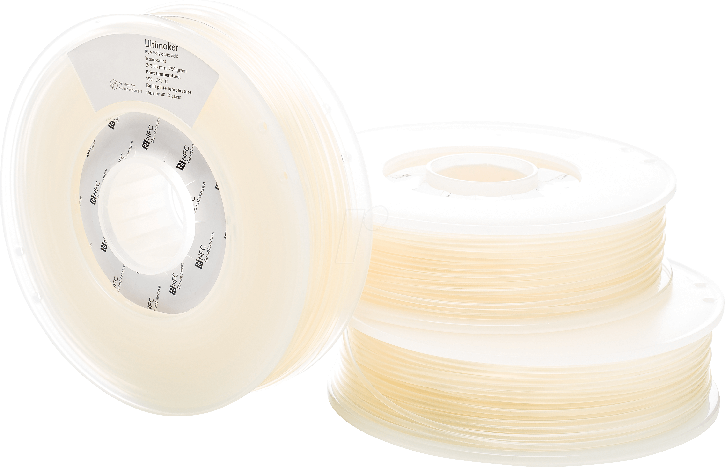 Ultimaker – PLA Transparent – 2.85 mm – 0.75 kg