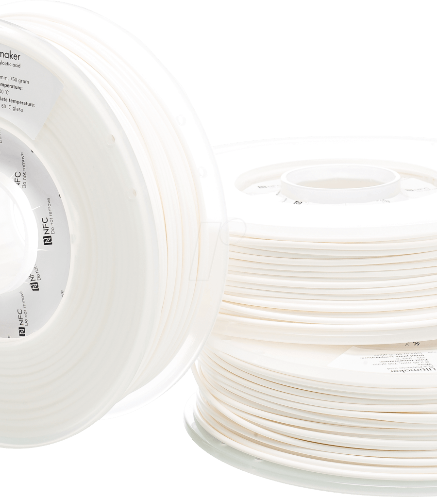 Ultimaker – PLA Filament Weiß – 2,85 mm – 0,75 kg