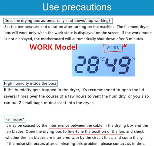 Comgrow 3D Drucker Filament Trockner Box