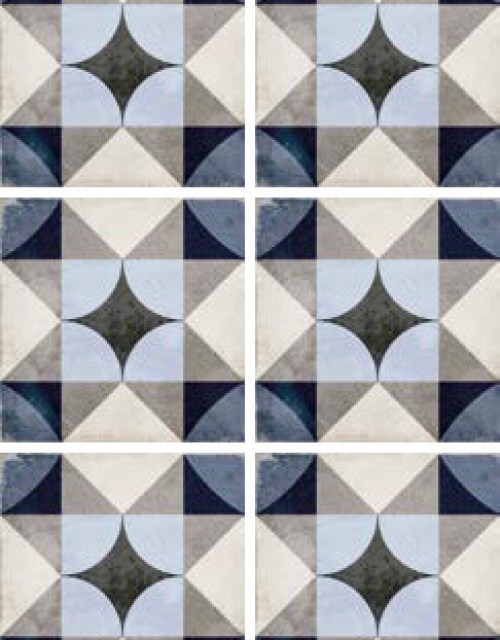 Equipe Art Nouveau Palais Blue 20×20 Equipe Art Nouveau Palais Blue 20×20