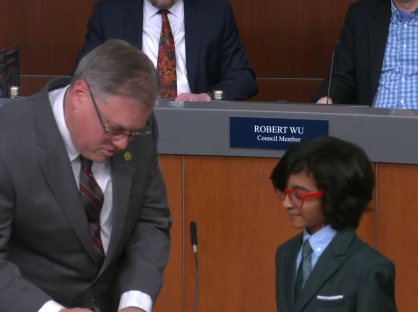 La ciudad de Gaithersburg nombra a Naman Kedilaya alcalde junior La ciudad de Gaithersburg nombra a Naman Kedilaya alcalde junior