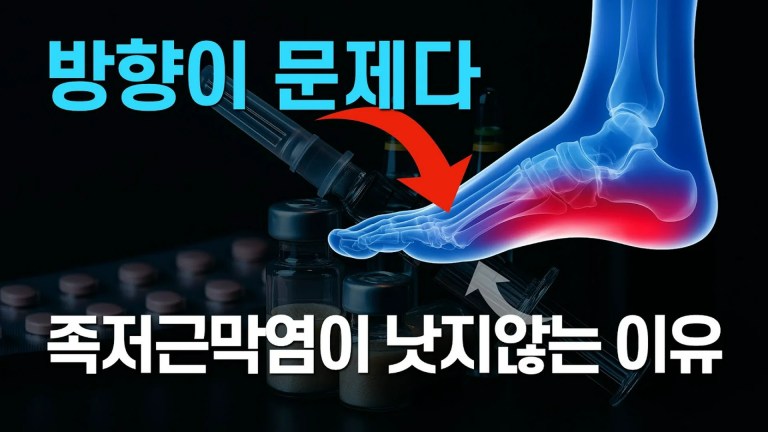 족저근막염 재발의 굴레, 아픈 발바닥이 아닌 ‘발등’에 답이 있습니다 족저근막염 재발의 굴레, 아픈 발바닥이 아닌 ‘발등’에 답이 있습니다