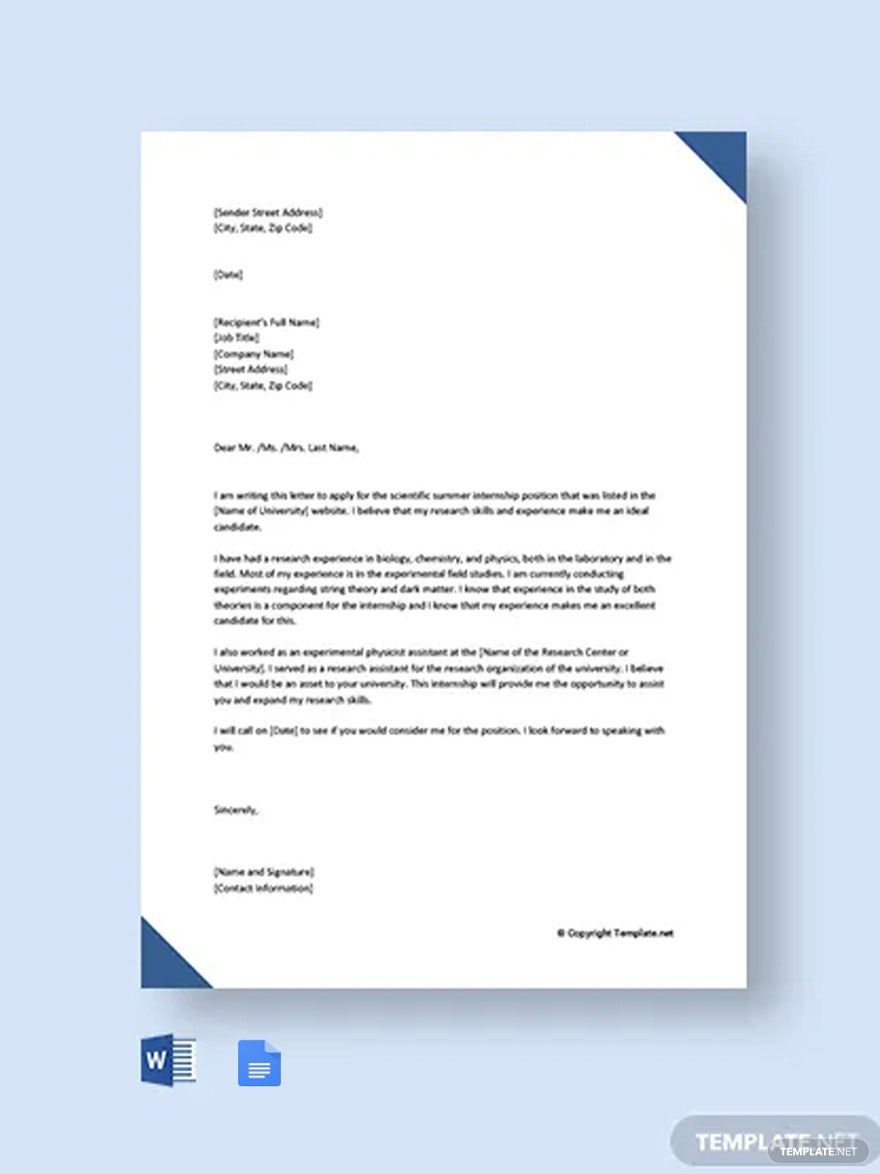 How to Write a Cover Letter for an Internship How to Write a Cover Letter for an Internship