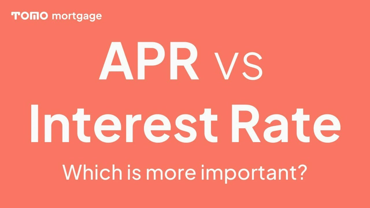 APR vs. Interest Rates in a mortgage APR vs. Interest Rates in a mortgage