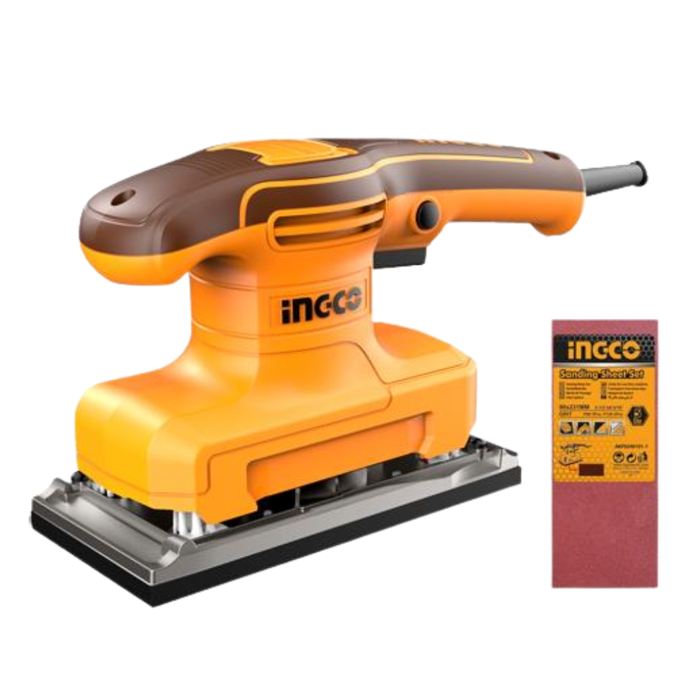 Ingco – Finishing Cordless Sander – (320 W) 90 × 180 mm