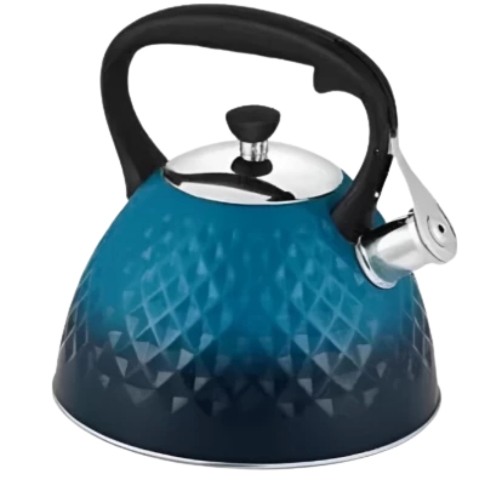 Prime Gas – Aluminum Stainless Steel Stovetop Kettle (3L) – Blue