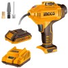 Ingco – Cordless Auto Air Compressor with 2Ah Battery & Charger Ingco – Cordless Auto Air Compressor with 2Ah Battery & Charger