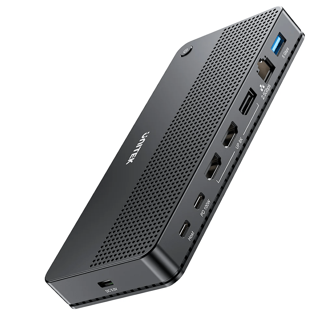 Unitek D1104a01 | 8k 13-in-1 Port Replicator with 100w Power Delivery