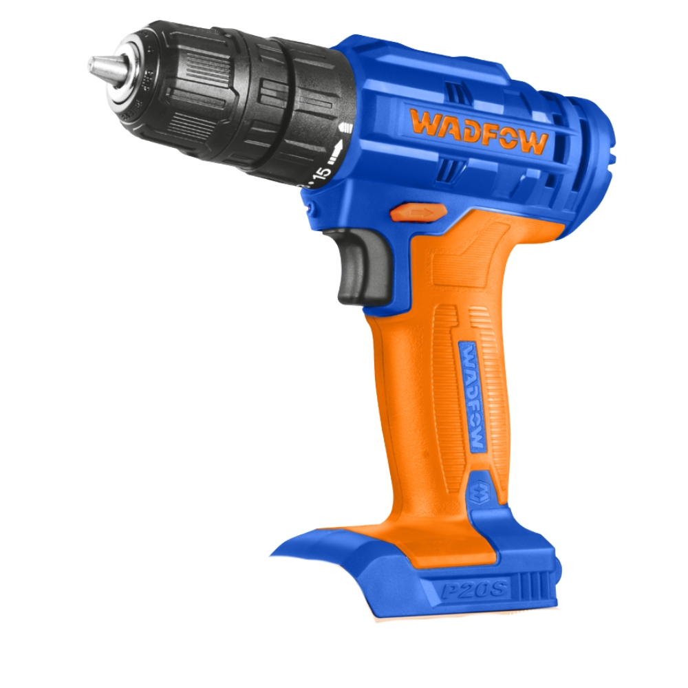 Wadfow – Cordless Drill (20V)- 35Nm /2-Speed Gear/LED Light – Tool Only