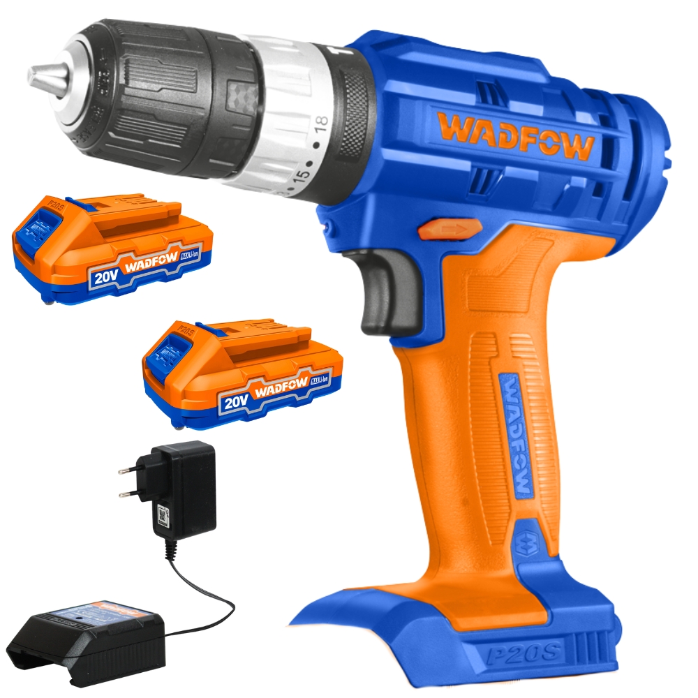 Wadfow – Cordless Impact Drill (20V) With Battery and Charger