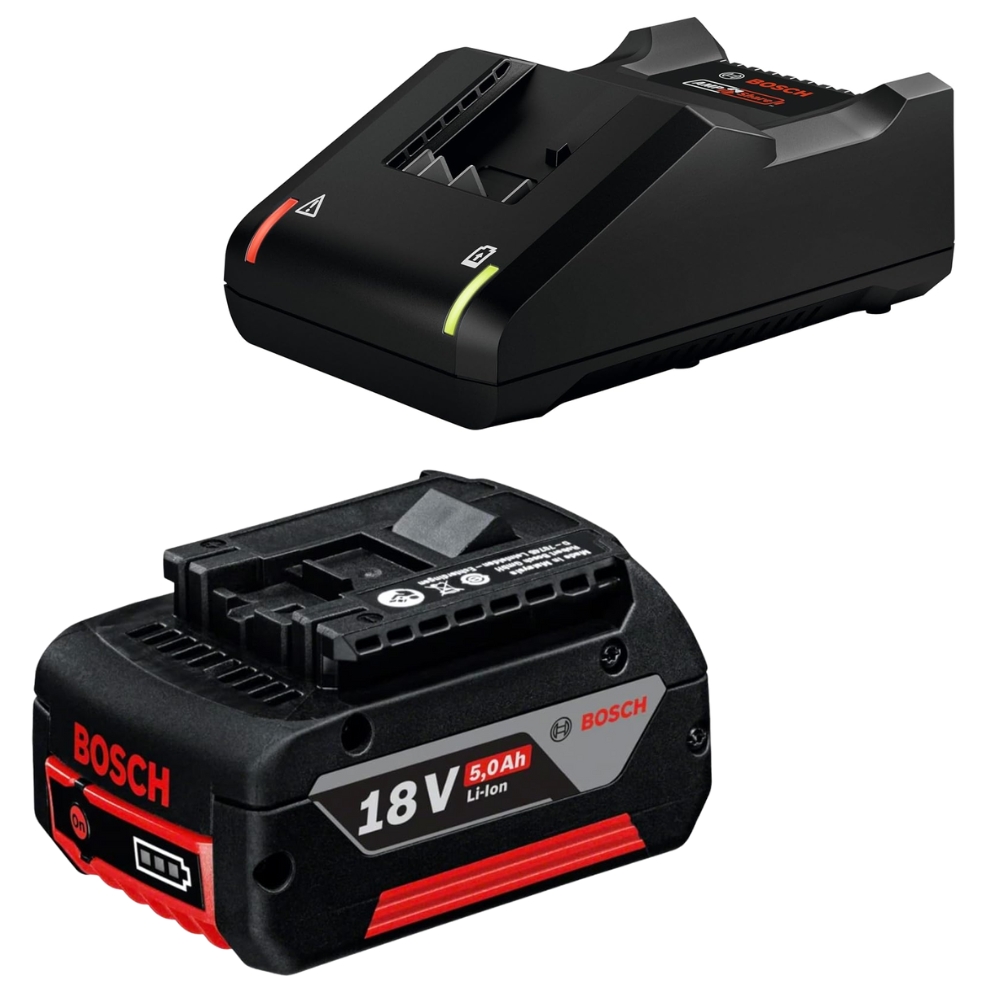 Bosch – Charger (GAL 18V-40) and Battery – 5.0Ah (GBA – 18V) – Combo Kit