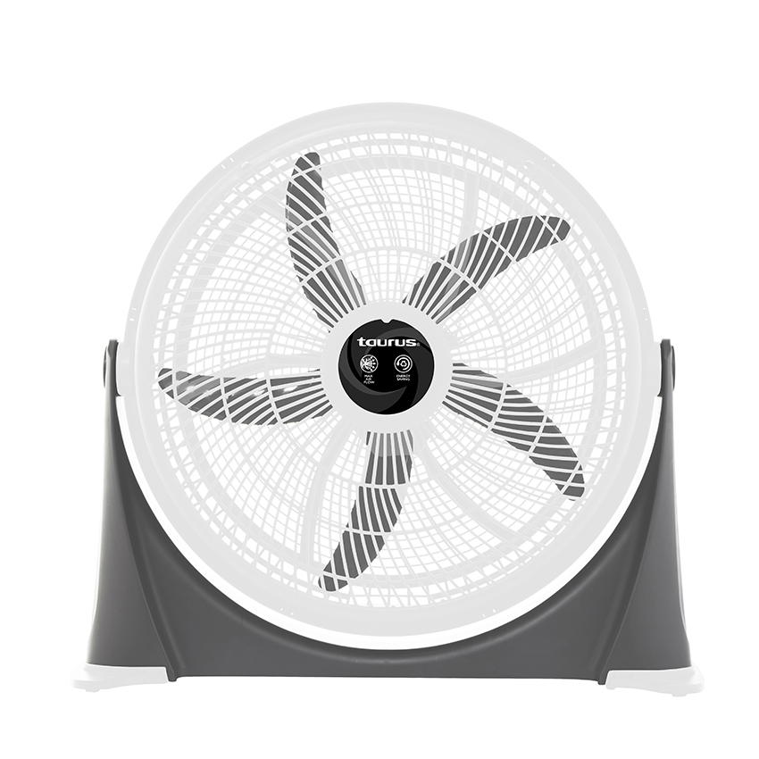 Taurus Fan Floor 5 Blade Plastic White 50cm 120W “Viento” LOCALLY PRODUCED