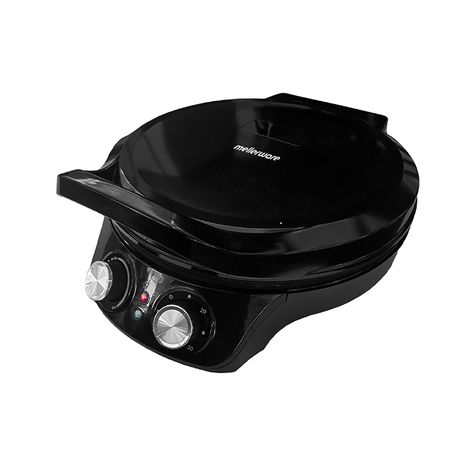 Mellerware Pizza Maker Opens 180-Degrees Adjustable Temperature Non-Stick