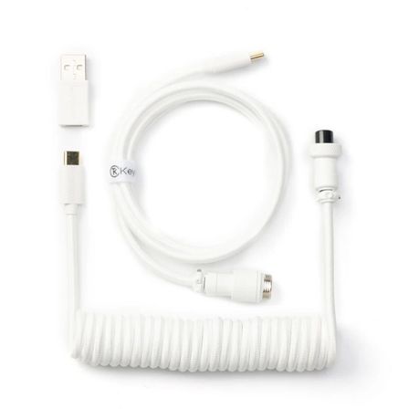 Keychron Coiled Aviator White Cable