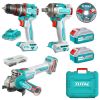 Total Tools – Cordless Impact Drill, Impact Wrench & Grinder with Acc Kit Total Tools – Cordless Impact Drill, Impact Wrench & Grinder with Acc Kit