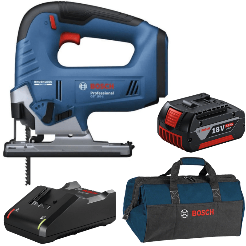 Bosch – Cordless Jigsaw (GST 185-LI) (06015B3021) Combo Kit with Tool Bag