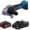 Bosch – Professional Cordless Angle Grinder with 5.0Ah Battery and Charger Bosch – Professional Cordless Angle Grinder with 5.0Ah Battery and Charger
