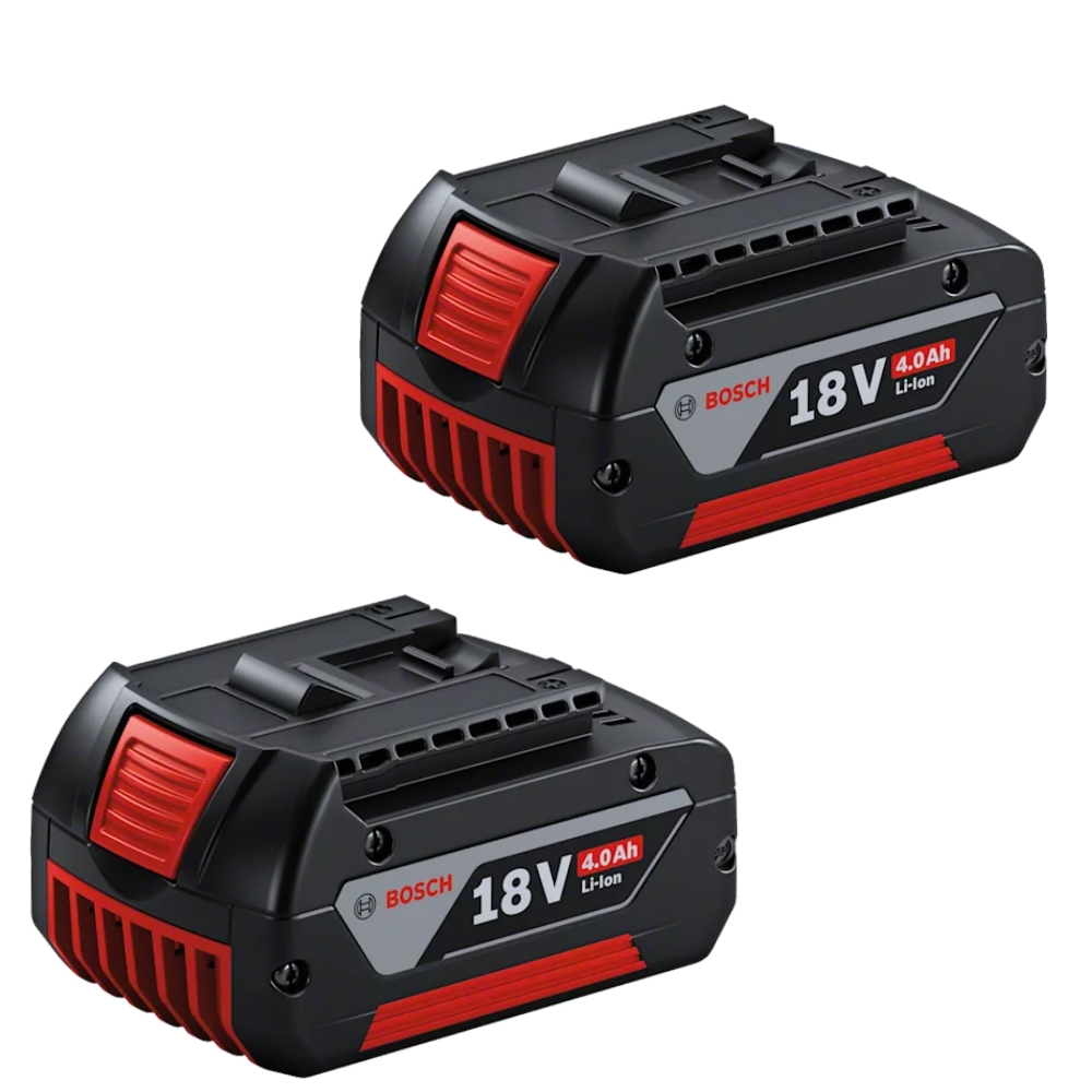 Bosch – Professional (18V) Batteries 4.0Ah (GBA 18V) – Pack of 2