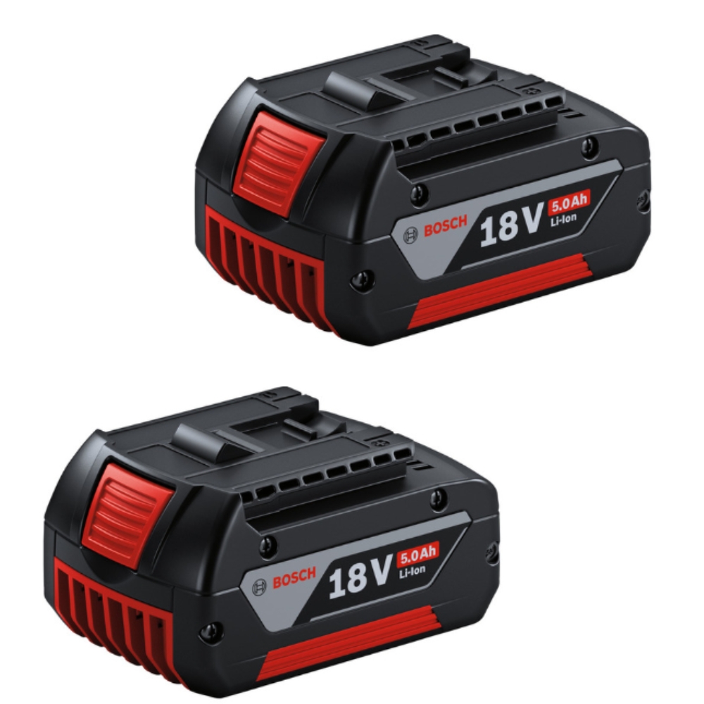 Bosch – Professional 5.0Ah) Batteries – Pack of 2