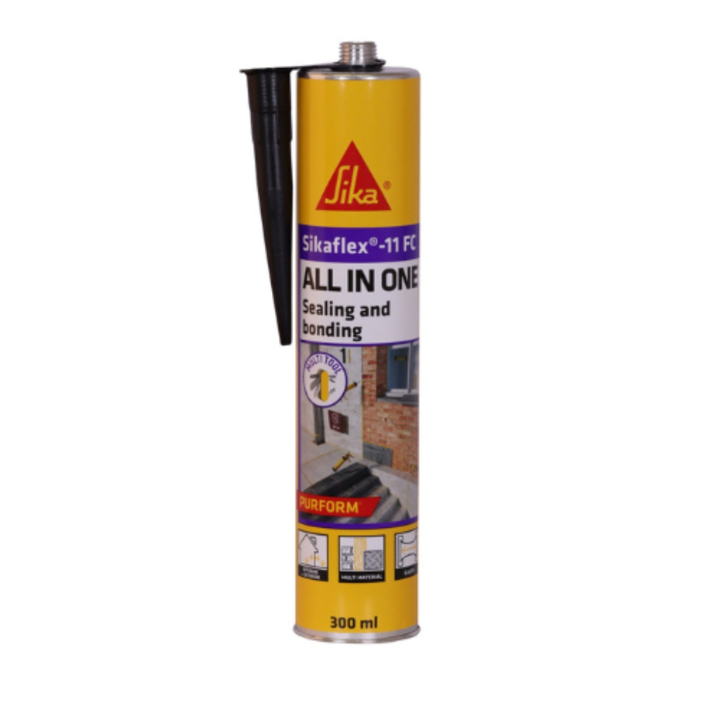 Sikaflex – All-in-One Elastic Adhesive & Joint Sealant 11 FC Black – 300ml