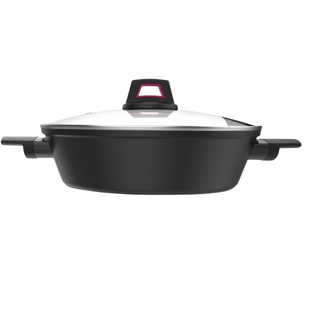 Taurus “Best Moments” Forged Black Casserole – 28cm, 4.2L, Low Pot