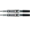 Pilot – V Board Masters Fine Slim Whiteboard Markers – Pack of 2 – Black Pilot – V Board Masters Fine Slim Whiteboard Markers – Pack of 2 – Black