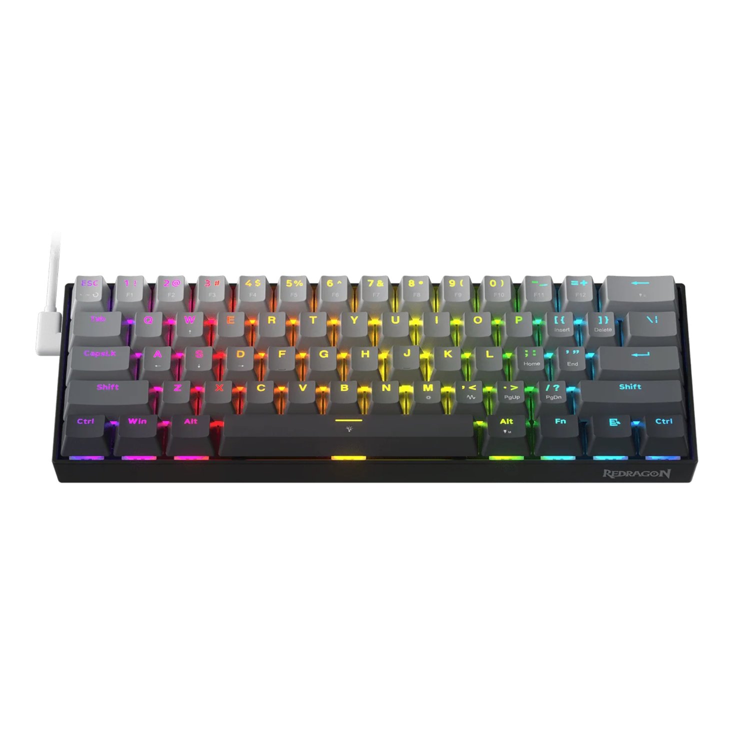 Redragon K617 FIZZ 60% Magnet Hall Switch Wired RGB Gaming Keyboard