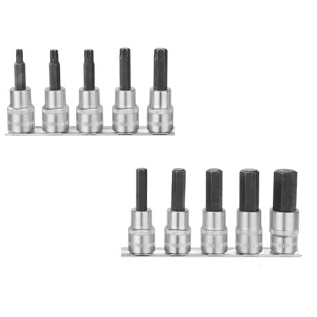 Wadfow – 10 Pce Cr-V Steel Socket Bit Set 1/2″ – WST1412