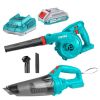 Total Tools – Cordless Vacuum Cleaner & Blower with 2.0Ah Battery & Charger Total Tools – Cordless Vacuum Cleaner & Blower with 2.0Ah Battery & Charger